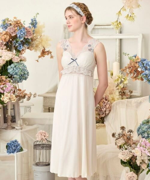 Risa Magli / リサマリ その他インナー・ルームウェア | エルマ カップ付マキシワンピース | 詳細8