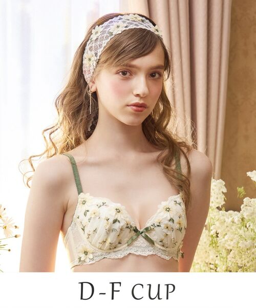 Risa Magli/リサマリ アルマ ブラジャー (D-F) <スウィートリッチ> アイボリー(004) 53(E75) Risa Magli/リサマリ アルマ ブラジャー (D-F) <スウィートリッチ> アイボリー(004) 53(E75)