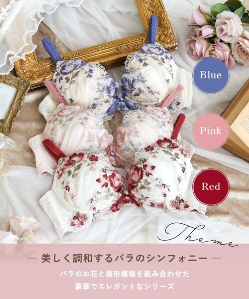 Risa Magli / リサマリ ブラ | サリー ブラジャー （D-F） ＜V Make Type＞ | 詳細1