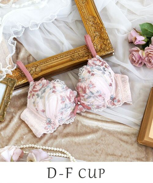 Risa Magli/リサマリ サリー ブラジャー (D-F) <V Make Type> ピンク(071) 53(E75) Risa Magli/リサマリ サリー ブラジャー (D-F) <V Make Type> ピンク(071) 53(E75)