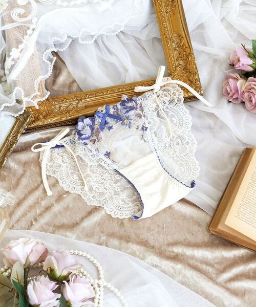 Risa Magli/リサマリ サリー リボンショーツ ブルー(092) 02(M) Risa Magli/リサマリ サリー リボンショーツ ブルー(092) 02(M)