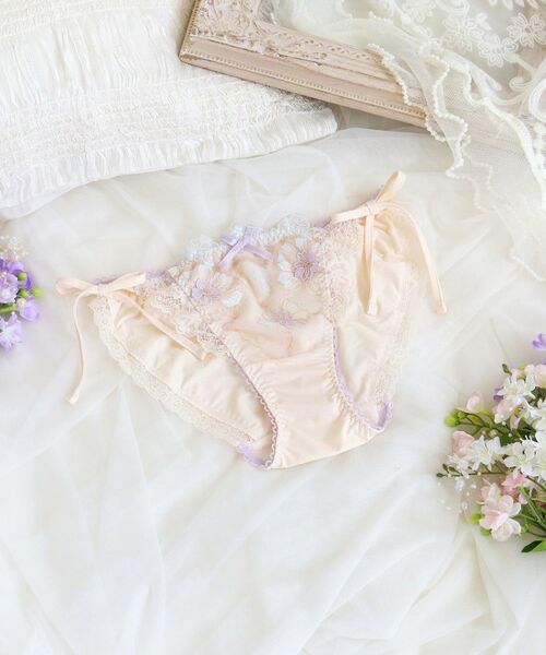 Risa Magli/リサマリ ヘイリー リボンショーツ クリーム(054) 02(M)