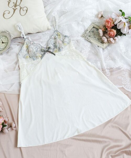 Risa Magli/リサマリ フェリーチェ スリップ アイボリー(004) 02(M)