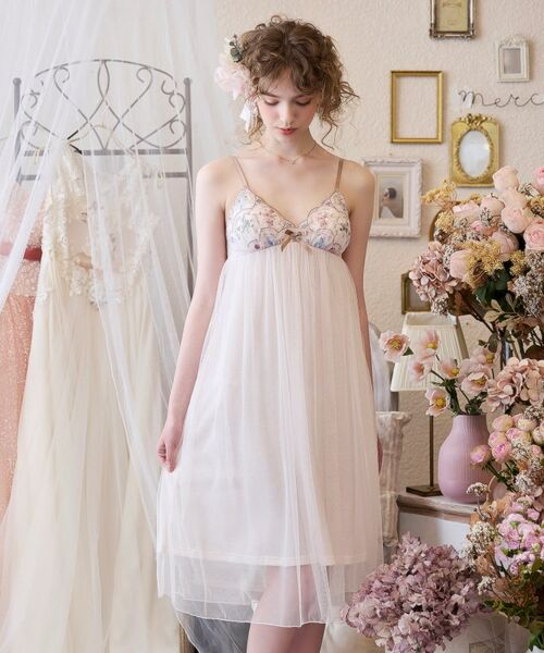 Risa Magli / リサマリ その他インナー・ルームウェア | フェリーチェ カップ付マキシワンピース | 詳細5