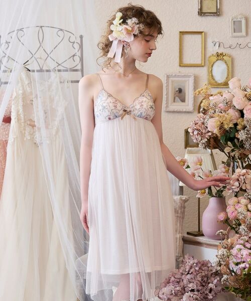 Risa Magli / リサマリ その他インナー・ルームウェア | フェリーチェ カップ付マキシワンピース | 詳細7