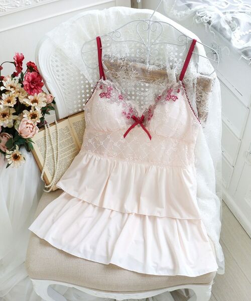 Risa Magli/リサマリ ジニー カップ付キャミソール ローズ(062) 02(M) Risa Magli/リサマリ ジニー カップ付キャミソール ローズ(062) 02(M)