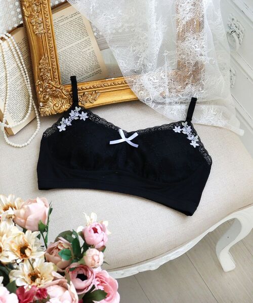 Risa Magli/リサマリ ジニー おやすみブラ ブラック(019) 02(M)