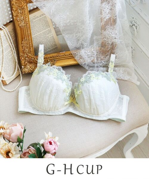 Risa Magli/リサマリ ジニー ブラジャー (G-H) <バストアップタイプ> アイボリー(004) 82(H70) Risa Magli/リサマリ ジニー ブラジャー (G-H) <バストアップタイプ> アイボリー(004) 82(H70)