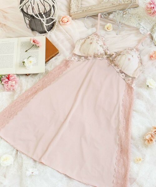 Risa Magli/リサマリ ジア カップ付スリップ ピンク(071) 02(M)