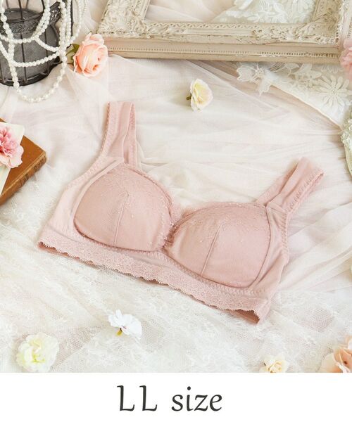 Risa Magli/リサマリ ジア おやすみブラ (LL) ピンク(071) 04(LL) Risa Magli/リサマリ ジア おやすみブラ (LL) ピンク(071) 04(LL)