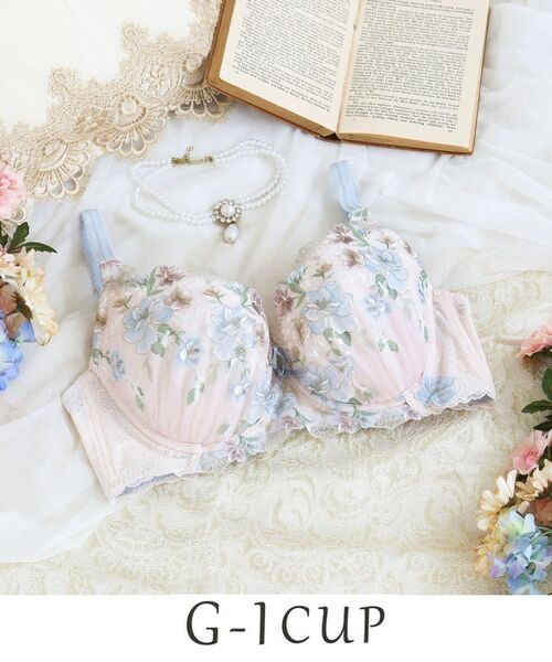 Risa Magli/リサマリ ジェシー ブラジャー （G-I） ＜D Make Type＞ ブルー(092) 93(I75)