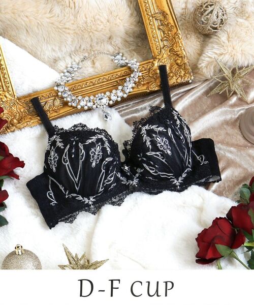 Risa Magli / リサマリ ブラ | 【ジュエリー】 ブラジャー (D-F) <S Make Type>(ブラック(019))