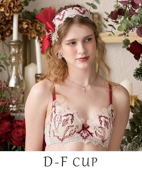 Risa Magli / リサマリ ブラ | 【ジュエリー】 ブラジャー (D-F) <S Make Type>(レッド(061))