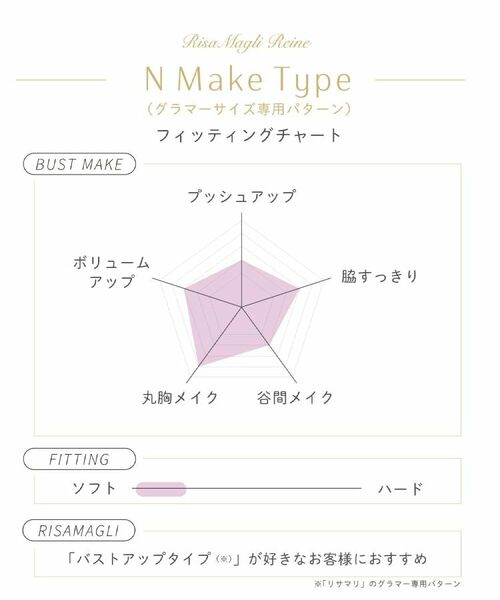 Risa Magli / リサマリ ブラ | 【アリーナ】 ブラジャー (G-H) <N Make Type> | 詳細15