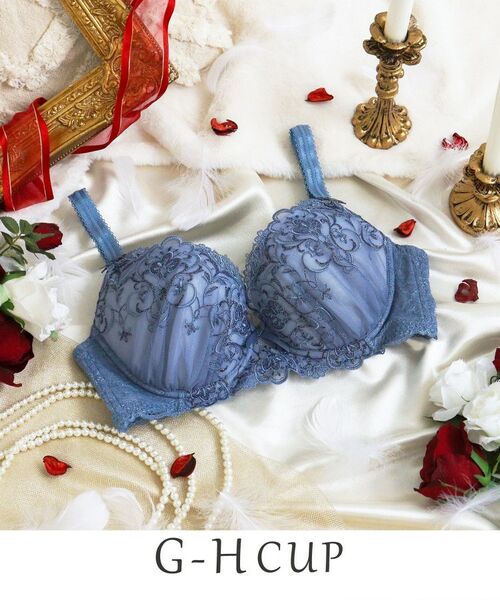 Risa Magli / リサマリ ブラ | 【アリーナ】 ブラジャー (G-H) <N Make Type>(ブルー(092))