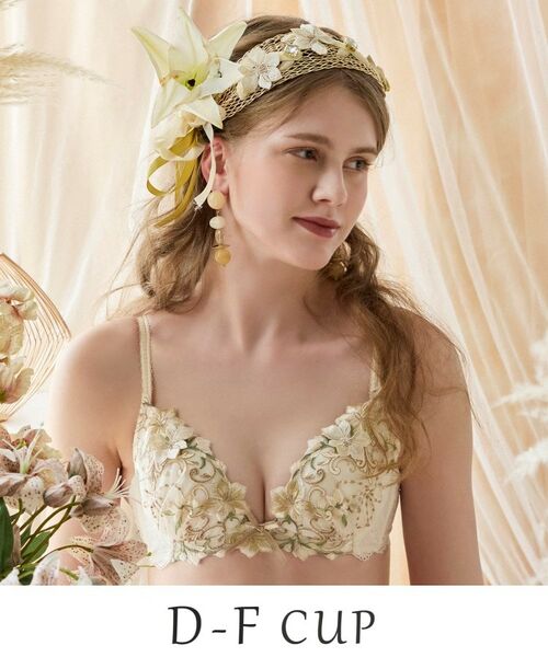 Risa Magli/リサマリ ヴァネッサ ブラジャー (D-F) <V Make Type> ゴールド(007) 41(D65) Risa Magli/リサマリ ヴァネッサ ブラジャー (D-F) <V Make Type> ゴールド(007) 41(D65)