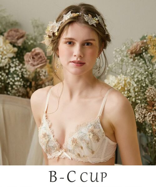 Risa Magli / リサマリ ブラ | セレスティナ ブラジャー (B-C) <V Make Type>(クリーム(054))