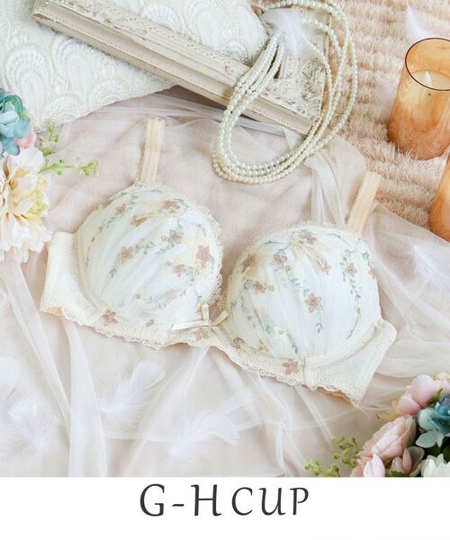 Risa Magli / リサマリ ブラ | セレスティナ ブラジャー (G-H) <V Make Type>(クリーム(054))