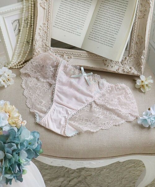 Risa Magli / リサマリ ショーツ | リゼット レースショーツ（ピンク(071)）