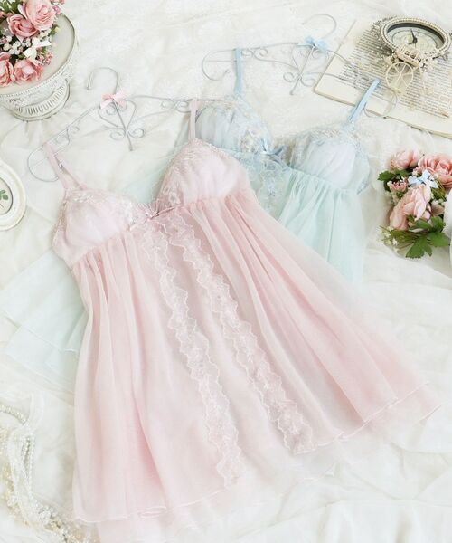 Risa Magli / リサマリ その他インナー・ルームウェア | フリート カップ付スリップ | 詳細1