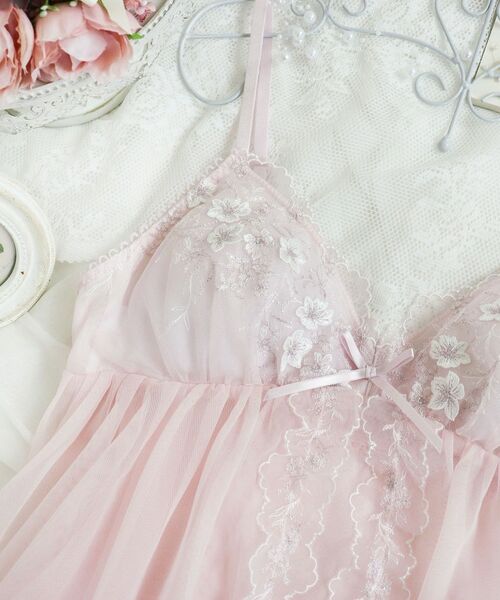 Risa Magli / リサマリ その他インナー・ルームウェア | フリート カップ付スリップ | 詳細4