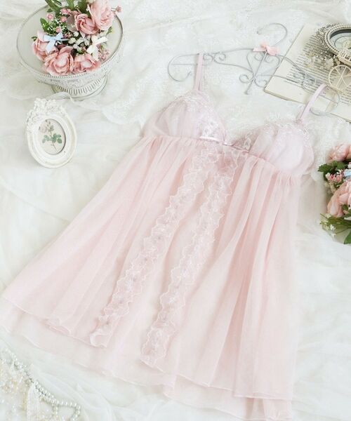 Risa Magli / リサマリ その他インナー・ルームウェア | フリート カップ付スリップ（ピンク(071)）