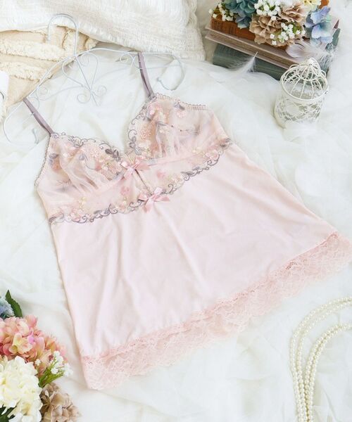 Risa Magli / リサマリ その他インナー・ルームウェア | エリアン キャミソール（ピンク(071)）