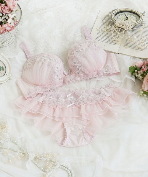 Risa Magli / リサマリ ブラ | フリート ブラジャー (G-H) ＜Glamor Bra／サイドすっきりタイプ＞ | 詳細23