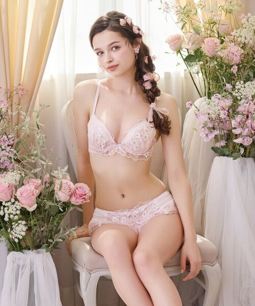 Risa Magli / リサマリ ブラ | フリート ブラジャー (G-H) ＜Glamor Bra／サイドすっきりタイプ＞ | 詳細24