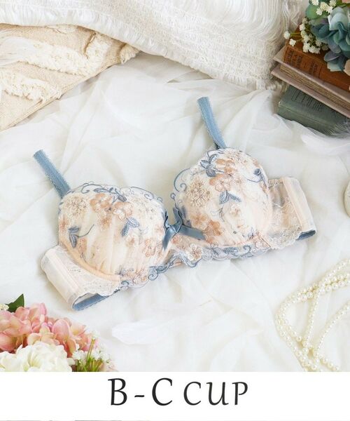 Risa Magli / リサマリ ブラ | エリアン ブラジャー (B-C) <Side Shape(サイドシェイプ)>(クリーム(054))