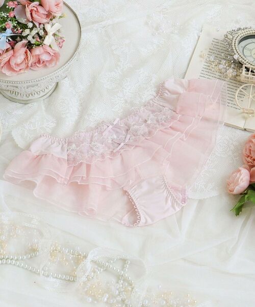 Risa Magli / リサマリ ショーツ | フリート フレアショーツ（ピンク(071)）