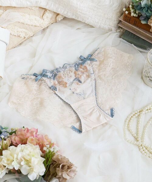 Risa Magli / リサマリ ショーツ | エリアン レースショーツ（クリーム(054)）