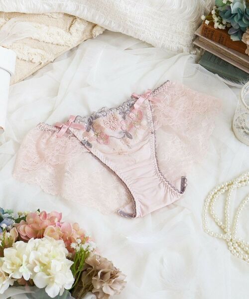 Risa Magli / リサマリ ショーツ | エリアン レースショーツ（ピンク(071)）