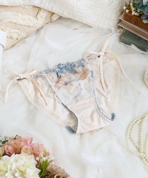 Risa Magli / リサマリ ショーツ | エリアン リボンショーツ（クリーム(054)）