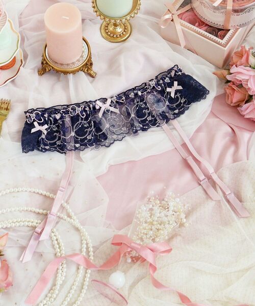 Risa Magli / リサマリ その他インナー・ルームウェア | ヘルティー ガーターベルト（ネイビー(094)）