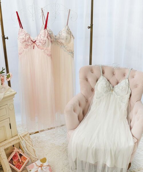 Risa Magli / リサマリ その他インナー・ルームウェア | フローチェ カップ付マキシワンピース | 詳細1