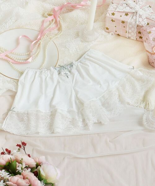 Risa Magli / リサマリ その他インナー・ルームウェア | フローチェ タップパンツ（ホワイト(001)）