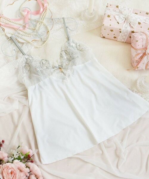 Risa Magli / リサマリ その他インナー・ルームウェア | フローチェ キャミソール（ホワイト(001)）