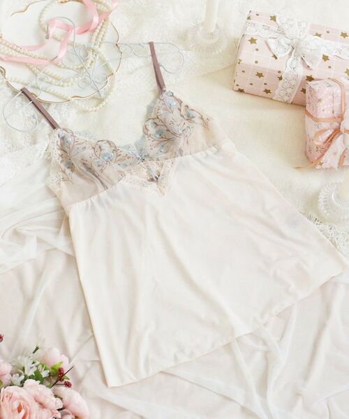 Risa Magli / リサマリ その他インナー・ルームウェア | フローチェ キャミソール（ブルー(092)）