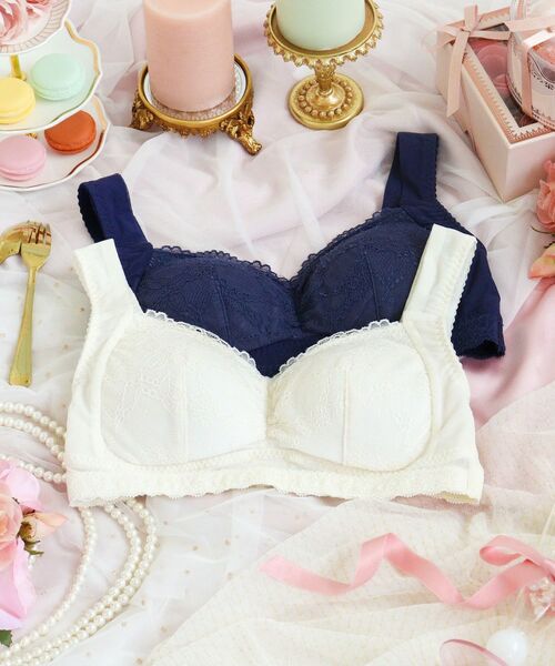 Risa Magli / リサマリ ブラ | ヘルティー おやすみブラ (LL) | 詳細1