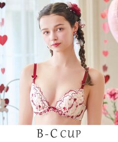 Risa Magli / リサマリ ブラ | ヘルティー ブラジャー (B-C) ＜リサマリミラクル谷間ブラ＞