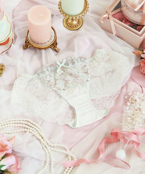 Risa Magli / リサマリ ショーツ | ヘルティー レースショーツ（クリーム(054)）