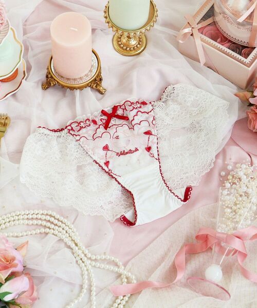 Risa Magli / リサマリ ショーツ | ヘルティー レースショーツ（レッド(061)）