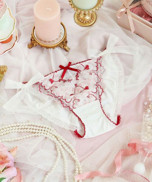 Risa Magli / リサマリ ショーツ | ヘルティー リボンショーツ（レッド(061)）