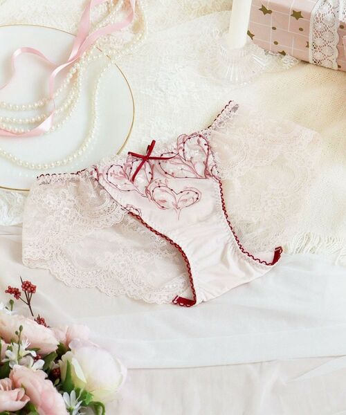 Risa Magli / リサマリ ショーツ | フローチェ レースショーツ（ピンク(071)）