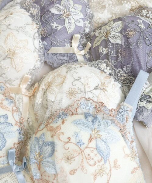 Risa Magli / リサマリ ブラ | フルーリ ノンワイヤーブラ (G) ＜メロフィータイプ＞ | 詳細9