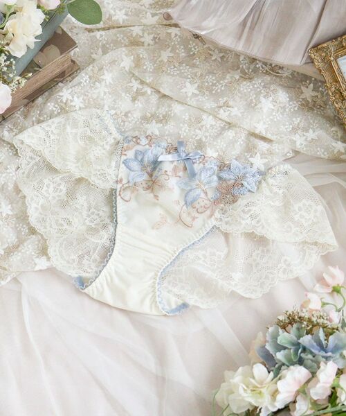 Risa Magli / リサマリ ショーツ | フルーリ レースショーツ（クリーム(054)）