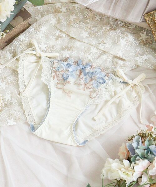 Risa Magli / リサマリ ショーツ | フルーリ リボンショーツ（クリーム(054)）