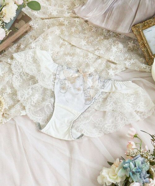 Risa Magli / リサマリ ショーツ | フルーリ フレアショーツ（アイボリー(004)）