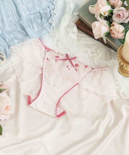 Risa Magli / リサマリ ショーツ | シュテファニ レースショーツ（ピンク(071)）